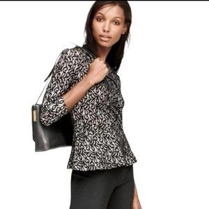 J.CREW Peplum 3/4 Top - Small